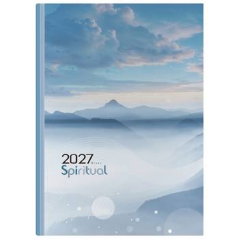 2027校園週曆 心靈日誌 25K橫式每日誌卡紙精裝-漫步雲海