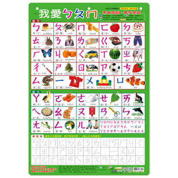 我愛ㄅㄆㄇ掛圖(平式)