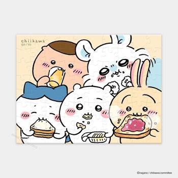 迷你拼圖80片(桌上型)_吉伊卡哇系列 - 吃吃